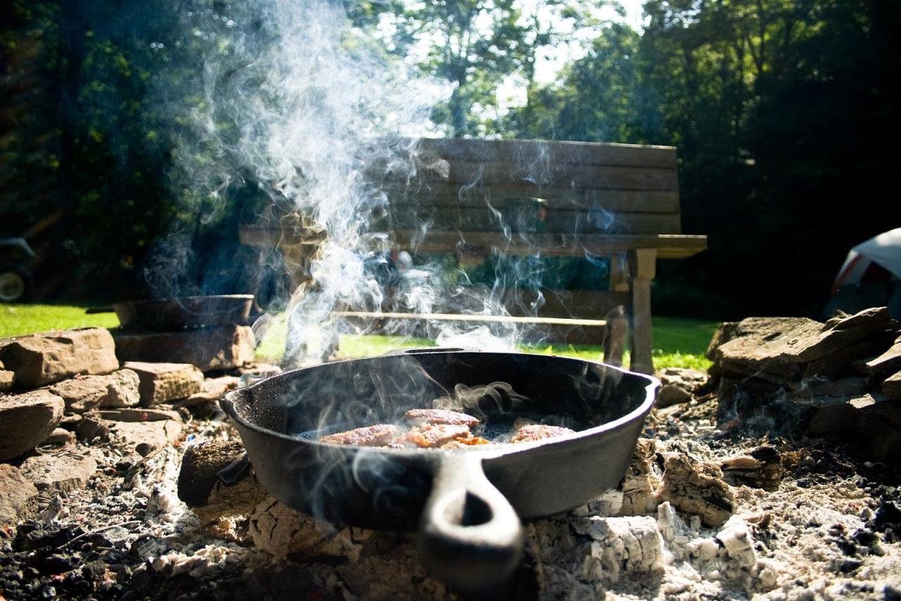 Pre-Seasoned Cast Iron Skillet Frying Pan 30cm (12 Inch) Oven Safe Cookware, Perfect Camping Fry Pan, Indoors and Outdoor Pan.
